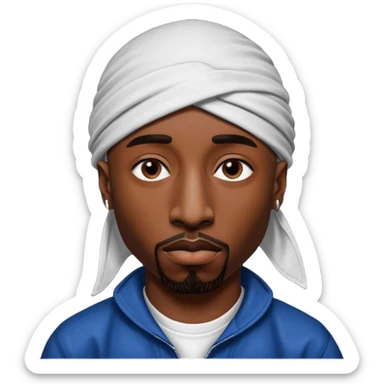 Tupac shakur sticker