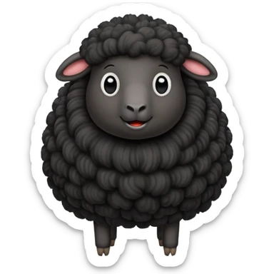 black sheep dancing sticker