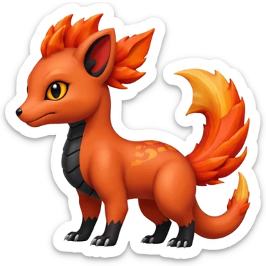 Salandit-Salamence-Vulpix-fusion sticker