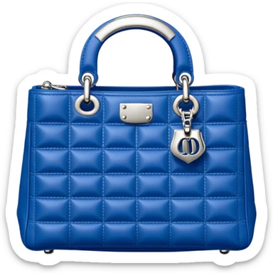 Blue Dior bag sticker