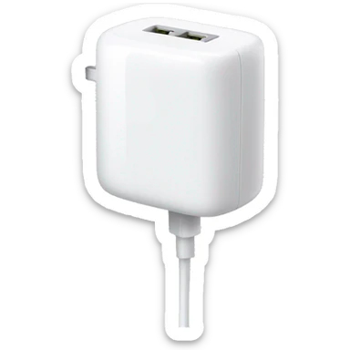 Iphone charger sticker
