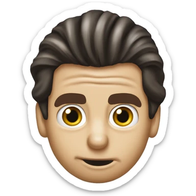 Patrick Bateman Christian bale Donald Duck cartoon beak sticker