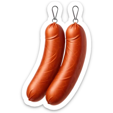 Dry-smoked sausage sticker
