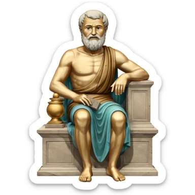 monument to Aristotle sticker