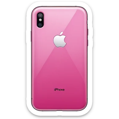 Iphone 17 pink sticker