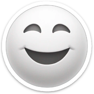 happy Emoji set, strict front view 3D matte minimalist flat, white design app background, minimal sleep therapy app splash, neumorphism minimal design sticker