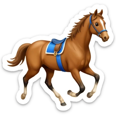 dirt Race track horse trace sticker