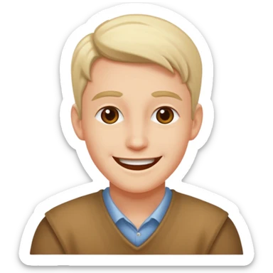 happy courtyhuman sticker