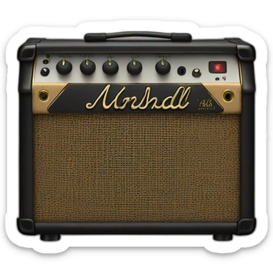 marshall amp sticker