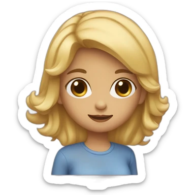 Fille qui embrasser son copain sticker