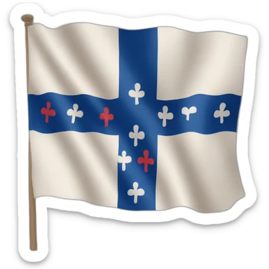 Drapeau français avec la croix de Lorraine sticker