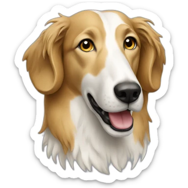 Borzoi sticker