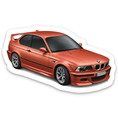 Bmw car drifting  sticker