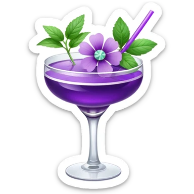 drink white and purple sticker