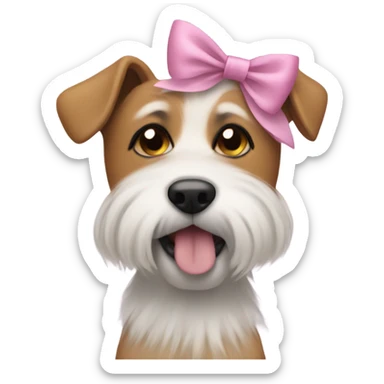 Dog wearing a tutu  sticker