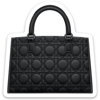 black color lady dior bag sticker