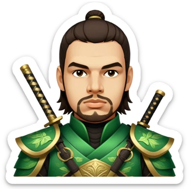 Emerald Samurai sticker