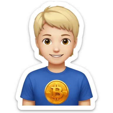 crypto person sticker