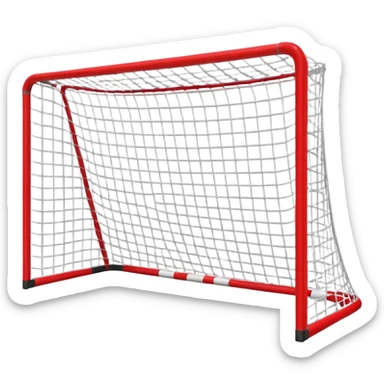 soccer goal hockey sticker