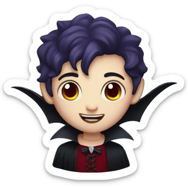 cute vampire sticker