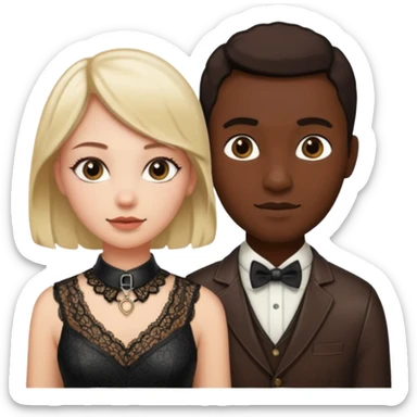 Mistress and slave sticker