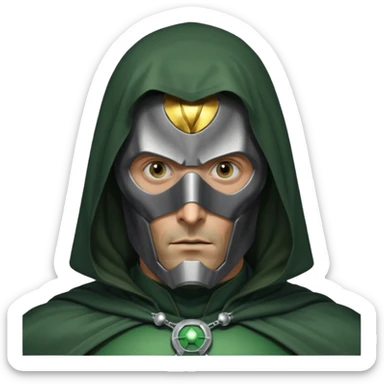 Mads Mikkelsen as Doctor Victor von Doom No mask sticker