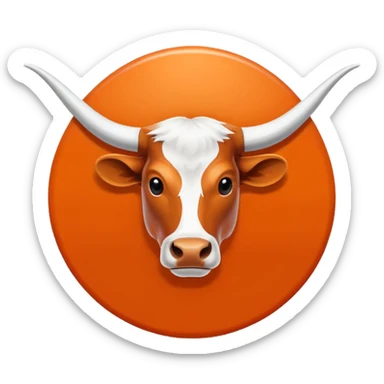 Longhorns Texas logo sticker