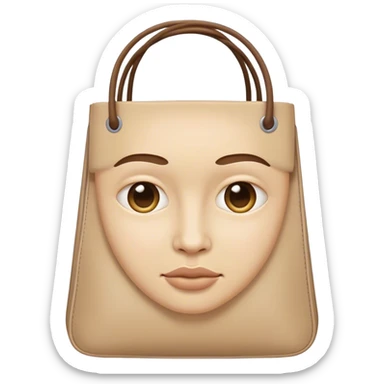 Face with Bags Under Eyes sticker