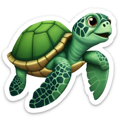 sea turtle sticker