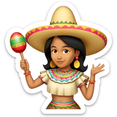 Meraca Musician sticker