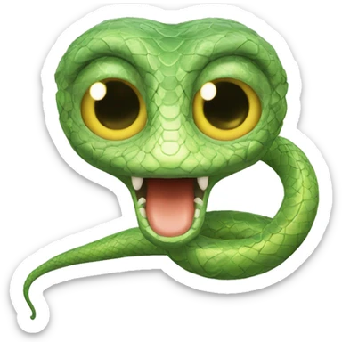 Chat aux yeux de serpent sticker