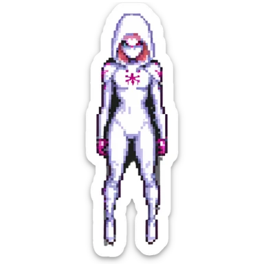 Spider-Gwen from Spider-Verse sticker