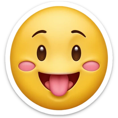 Tongue Out emoji sticker