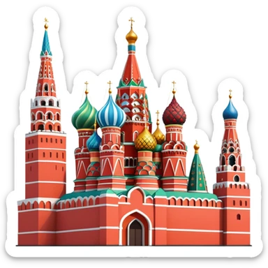 Moscow  Mini Kremlin sticker