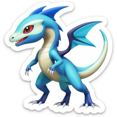 Meloetta-Inteleon-Samurott-Salandit-Latios-Fakémon-creature-hybrid sticker