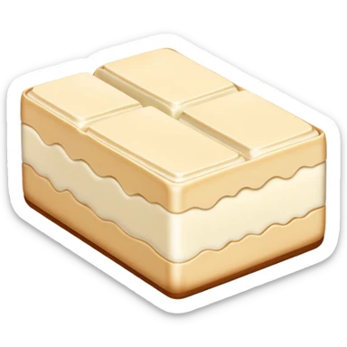 Kinder milk slice sticker