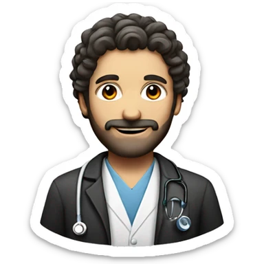 Jewish Doctor wearing yamaka  sticker