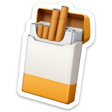 unopened pack of cigarettes, without any markings sticker