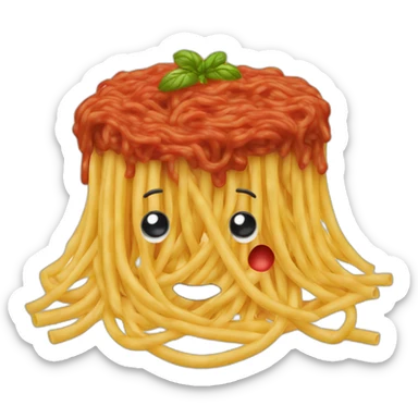 Spaghetti Bolognese sticker