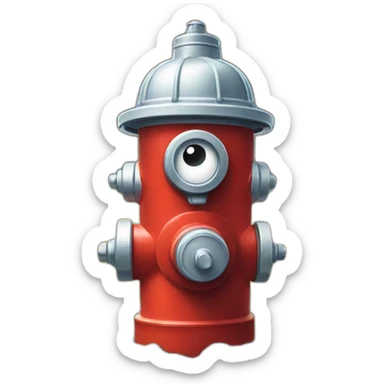 cute fire hydrant sticker
