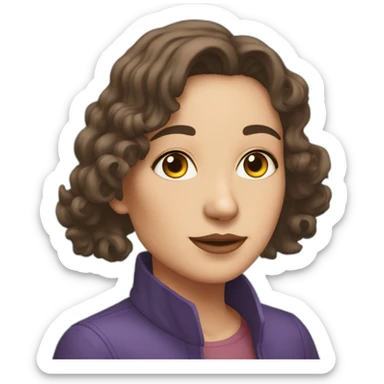 Astrolog Daria Whitemrazz sticker