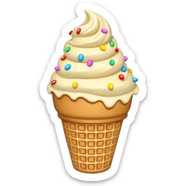 Ice Cream Vanilla Cone with Sprinkles


 sticker