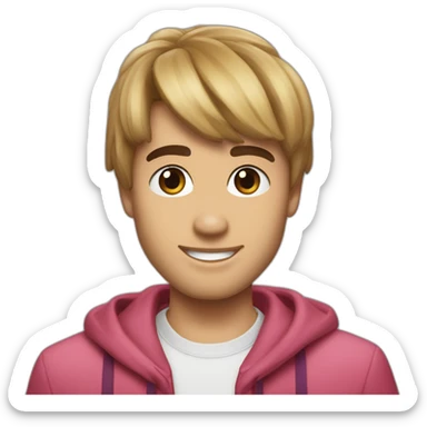 Justin Bieber Bora Bora sticker