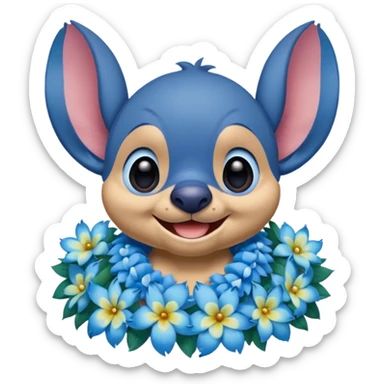 Stitch con Noa sticker