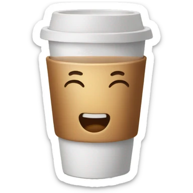 HOT coffee cup sticker