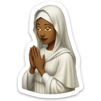 mother mary renaissance sticker