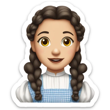 Dorthy from the wizard of oz  sticker