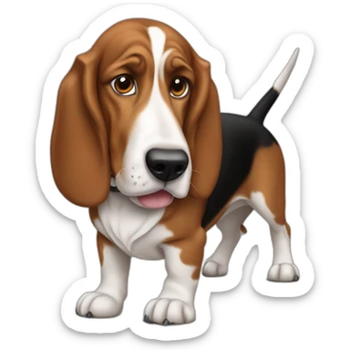 Jonathan Toews as a basset hound sticker