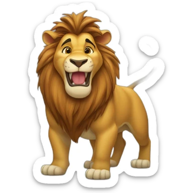 Simon pumba lion king sticker
