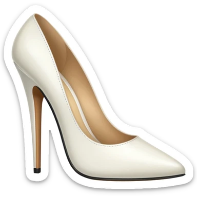 white-high-heels sticker